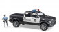 Preview: RAM 2500 Polizei Pickup mit Polizist